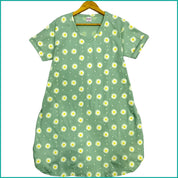 Lily Flower Ladies Dress - Green