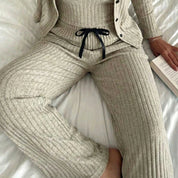 Arizona Ladies 3 Pcs Pajama Set - Grey