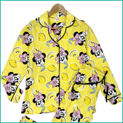 Minnie Lemon Ladies Pajama Set - Yellow