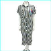 Flamingo Ladies Dress - Grey -Free Size