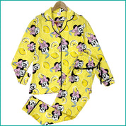 Minnie Lemon Ladies Pajama Set - Yellow