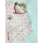 Cherry Love Ladies Pajama Set - Pink