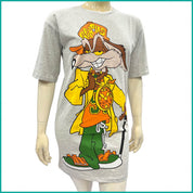 Looney Tunes Ladies Dress - Grey