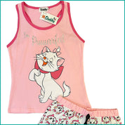 Kitty Perfect Ladies Cotton Shorts Set - Pink