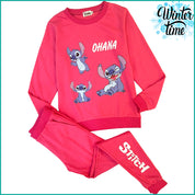 Stitch Winter Ladies Training Set - Hot Pink