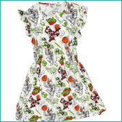 Space Ladies Dress - White