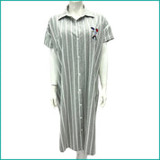 Mickey Mouse Frame Ladies Dress - Grey -Free size