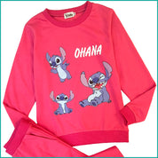 Stitch Winter Ladies Training Set - Hot Pink