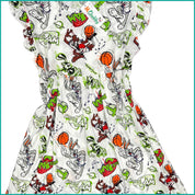 Space Ladies Dress - White