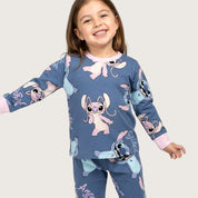Stitch Girls Pajama Set - Blue