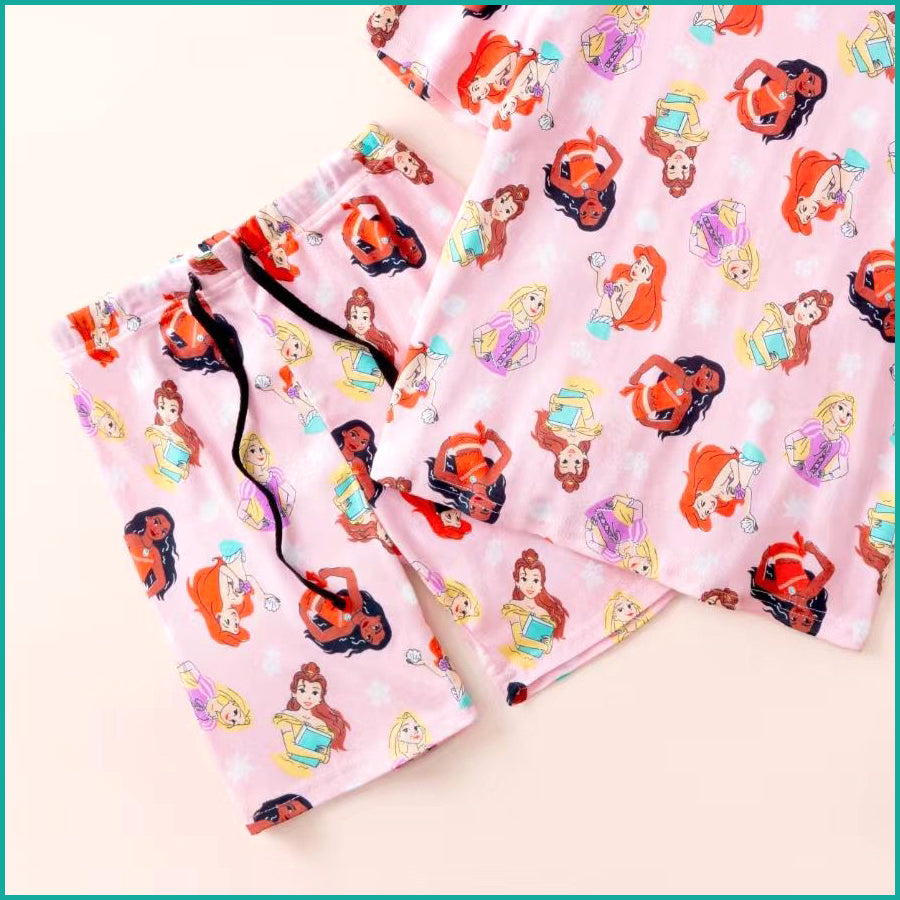 Princess Ladies Shorts Set - Pink