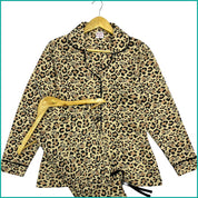Minnie Mouse Ladies Full Sleeves Cotton Pajama Set - Brown