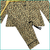 Minnie Mouse Ladies Full Sleeves Cotton Pajama Set - Brown