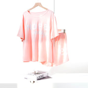 Nope Ladies Loungewear Shorts Set - Pink
