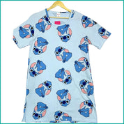 Stitch Ladies Dress - Sky Blue