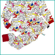 Best of 90's Ladies Cotton Full Sleeves Pajama Set - White