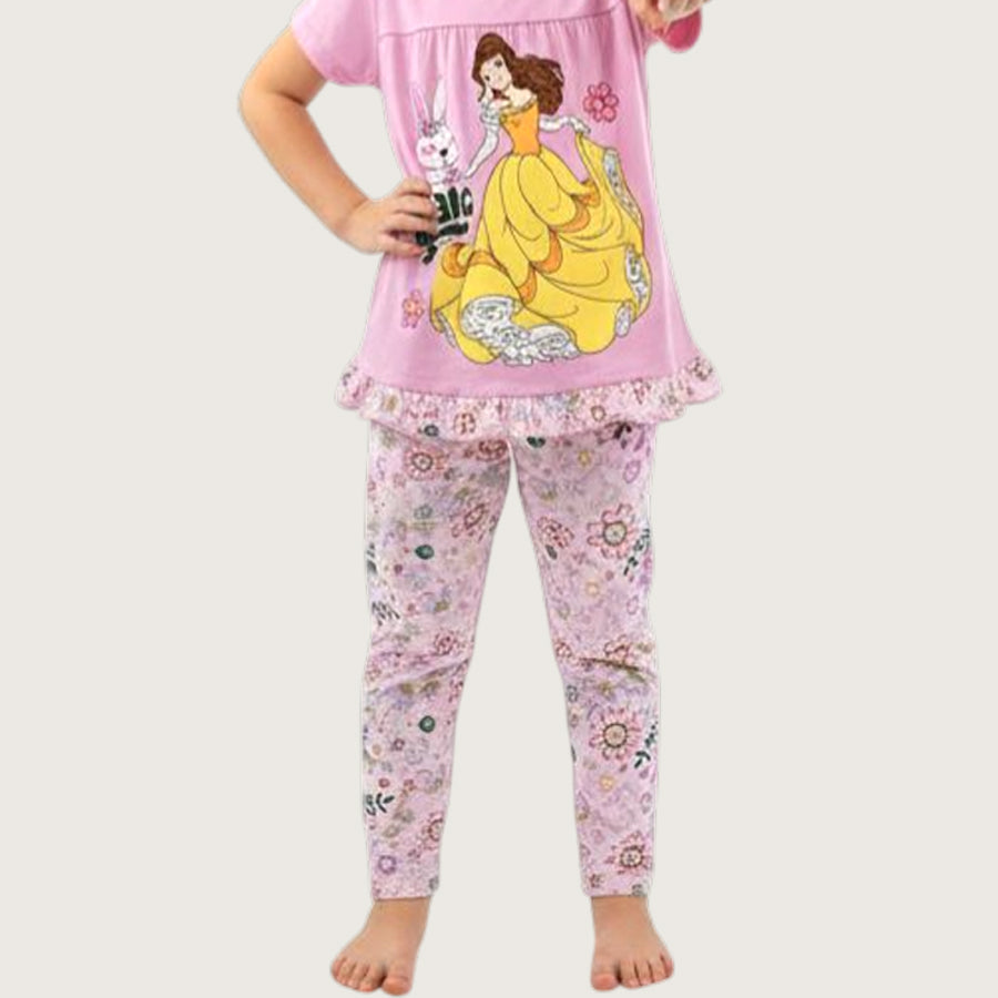 Princess Magic Girls Leggings Set - Pink