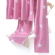 Stars Ladies Loungewear Pajama Set - Pink