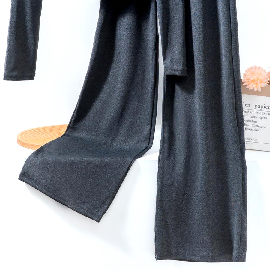 Plain Ladies Loungewear Set - Grey