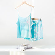 Honey Ladies Shorts Set Loungewear - Blue