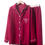 Love Ladies Full Sleeves Loungewear - Red