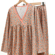 All Mini Floral Ladies Pajama Set - Pink