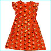 Monster Ladies Cotton Dress - Red