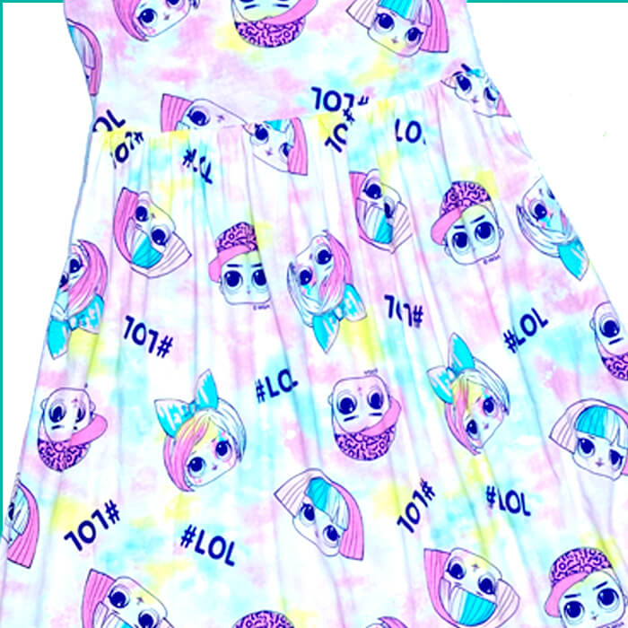 Lol Ladies Dress - Multicolor