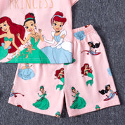 Little Princess Girls Cotton Shorts Set PRIMARK – Pink