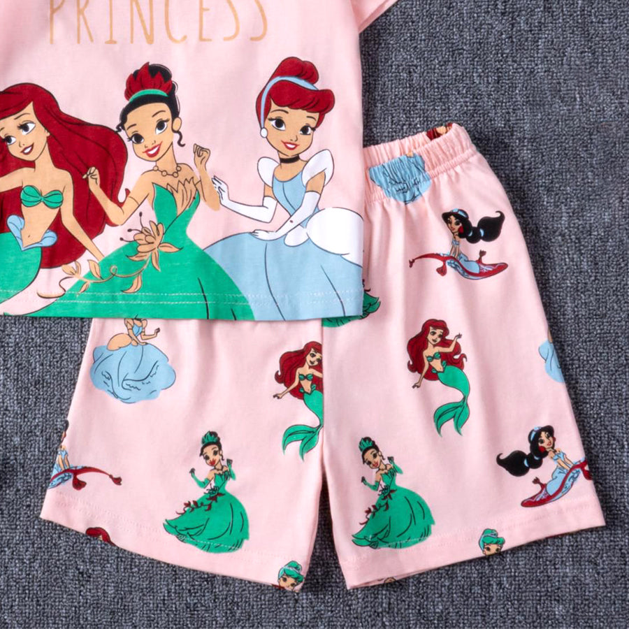 Little Princess Girls Cotton Shorts Set PRIMARK – Pink