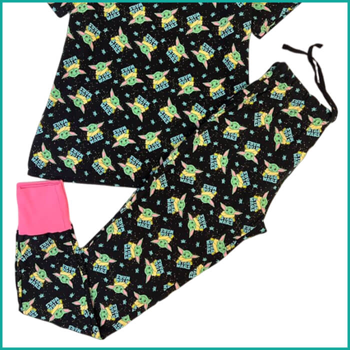 Star Wars Ladies Pajama Set -Black