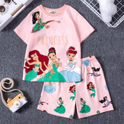 Little Princess Girls Cotton Shorts Set PRIMARK – Pink