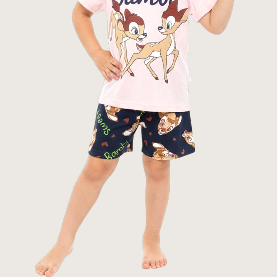 Sweet Bambi Girls Shorts Set – Pink