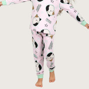 Squishmallows Girls Full Sleeves Pajama Set - Pink