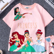 Little Princess Girls Cotton Shorts Set PRIMARK – Pink