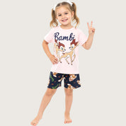 Sweet Bambi Girls Shorts Set – Pink