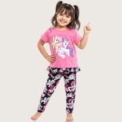 Little Pony Girls Leggings Set - Pink