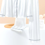 Lining Ladies Sarten Pajama Set - White