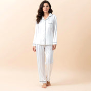 Lining Ladies Sarten Pajama Set - White