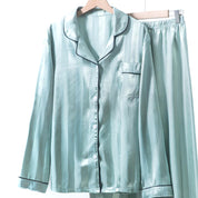 Lining Ladies Sarten Pajama Set - Sea Green