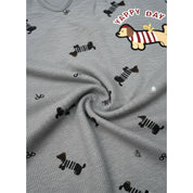 Happy Day Ladies Loungewear Set - Grey