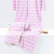 Happy Ladies Overall Pajama One Pcs Set - Pink