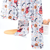Halloween Ladies Pajama Set - White