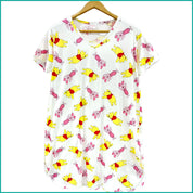 Happy Winnie Ladies Cotton Dress - White
