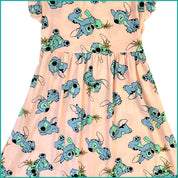 Stitch Ladies Cotton Dress - Pink