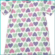 Love Heart Ladies Dress - White