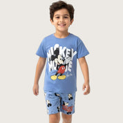 Mickey Mouse Boys Summer Shorts Set – Navy