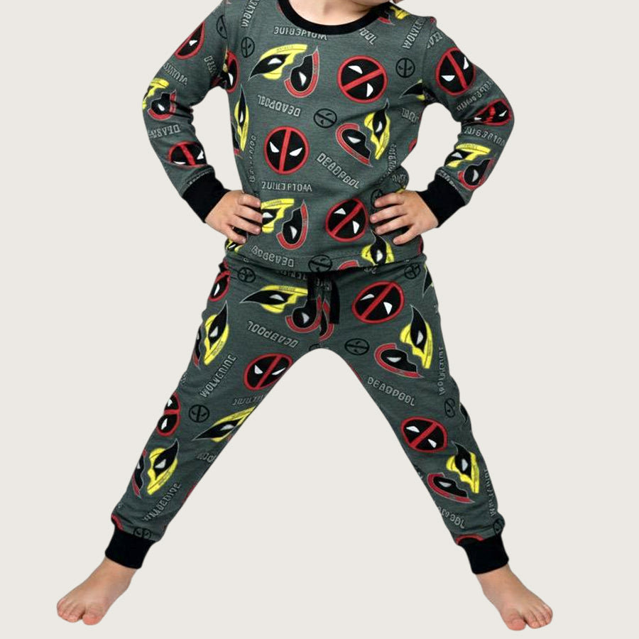 Deadpool Boys Pajama Set - Green