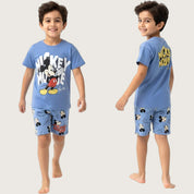 Mickey Mouse Boys Summer Shorts Set – Navy