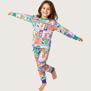 Garfield Comic Girls Pajama Set - Multicolor